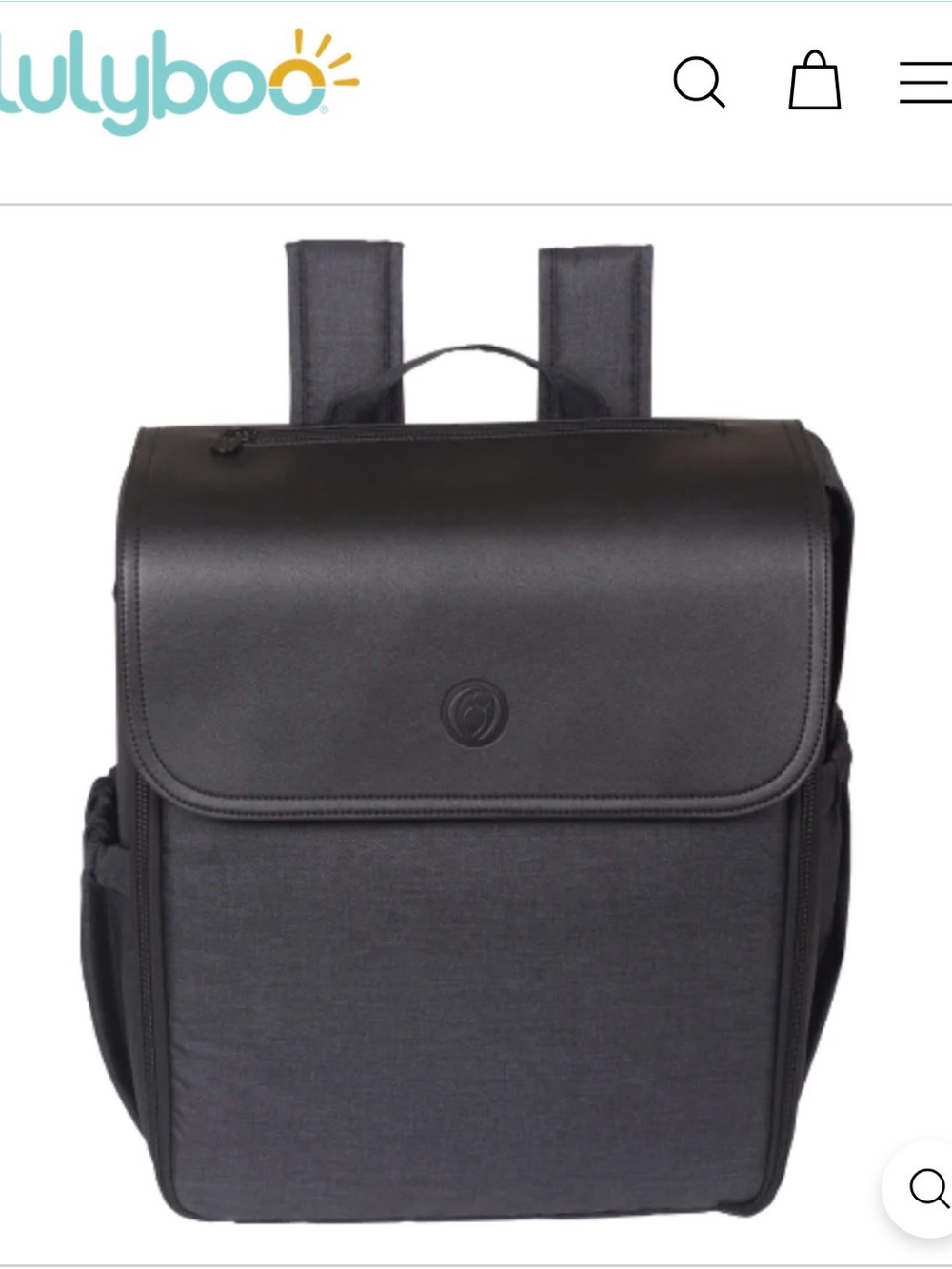 Men's Black Urban Backpack - Stylish Everyday Bag